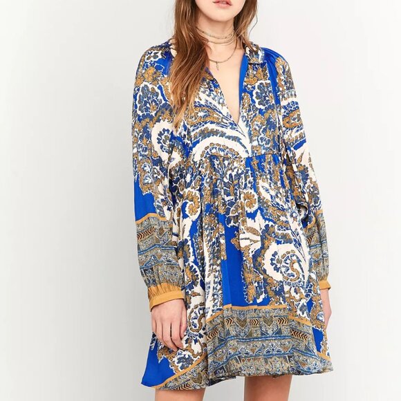 Free People Shirt Dress - Picture 1 of 4
